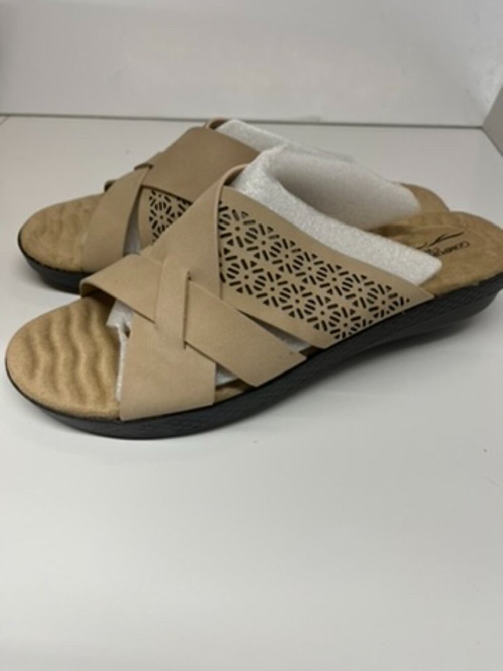 NEW Comfort Wave Women’s Coho Slide Sandals in Sand Size 10